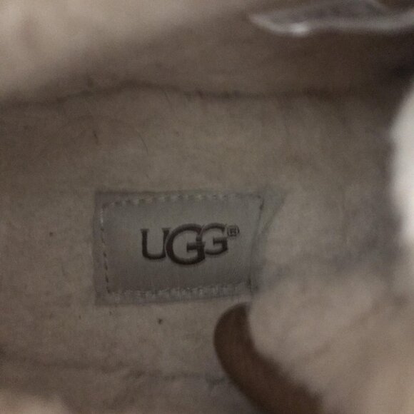 UGG Neumel Chukka Boots Mens Size 14 Chestnut Suede Sheepskin Shoes Waterproof - Picture 5 of 9